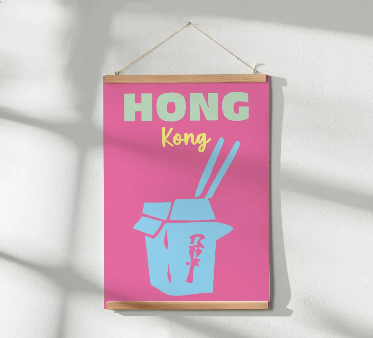 Hong Kong poster da Colorful Homes