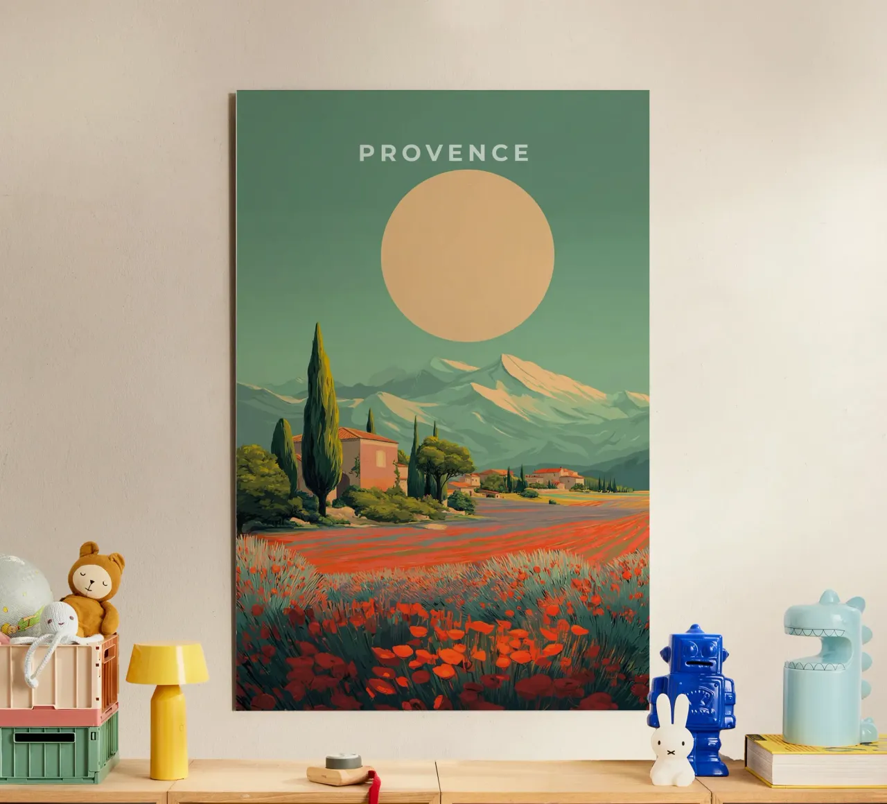 Sunlit Provence alluminio dibond da Alabala
