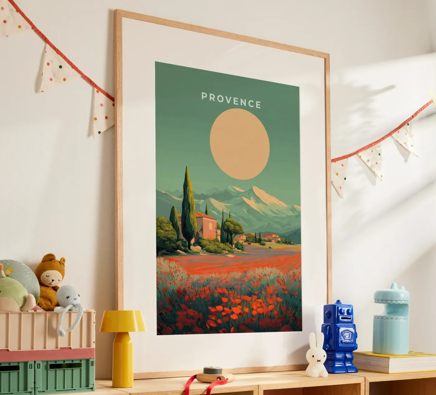 Sunlit Provence poster da Alabala