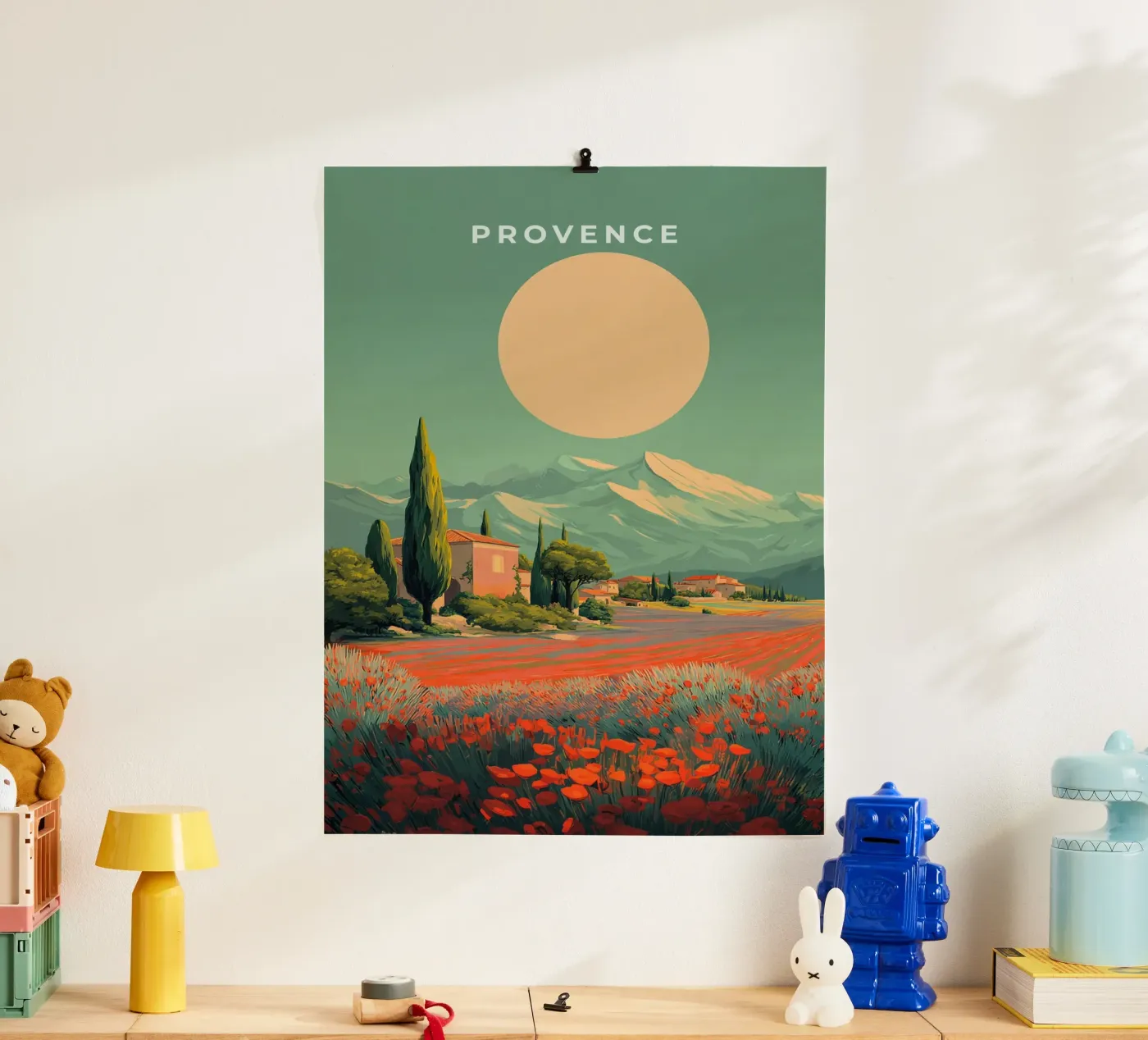 Sunlit Provence poster da Alabala
