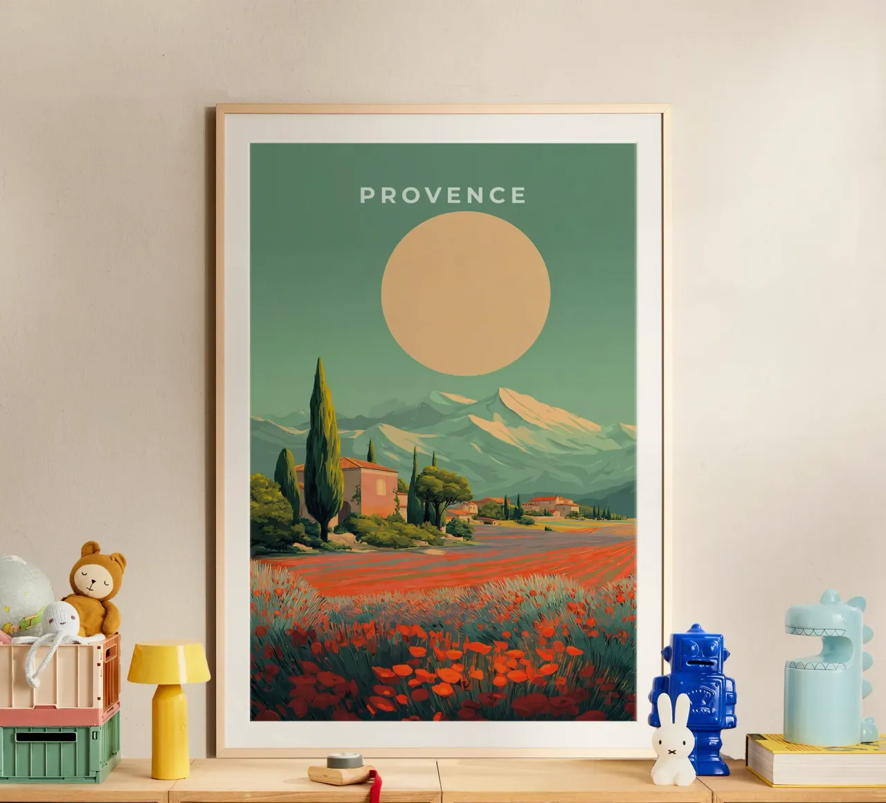 Sunlit Provence poster da Alabala