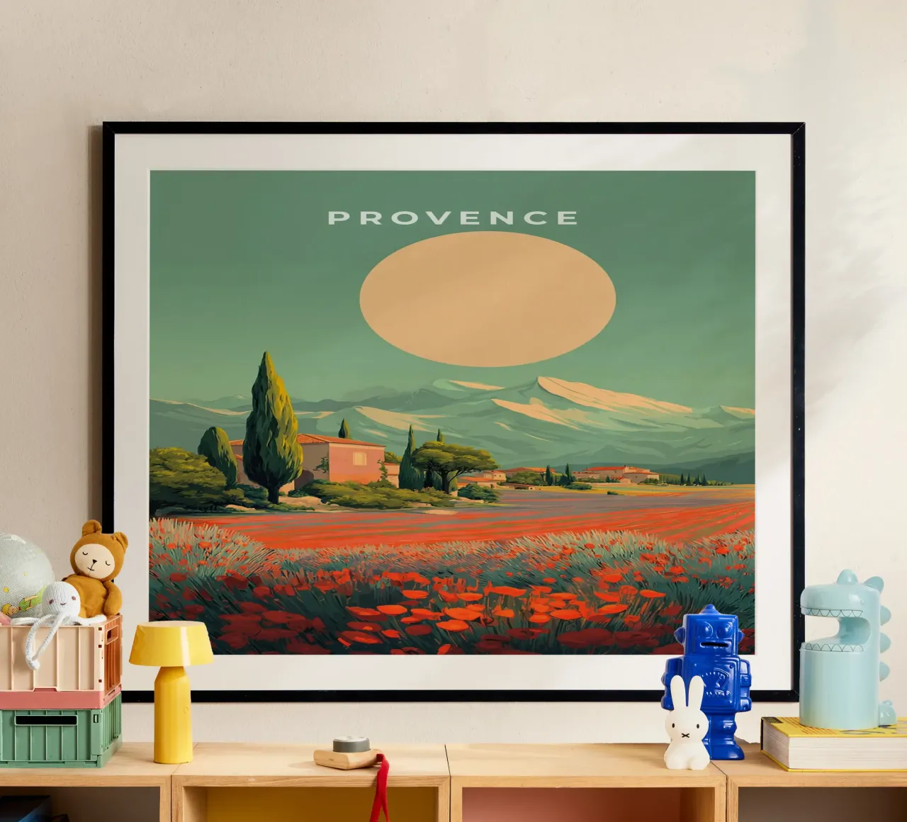 Sunlit Provence poster da Alabala