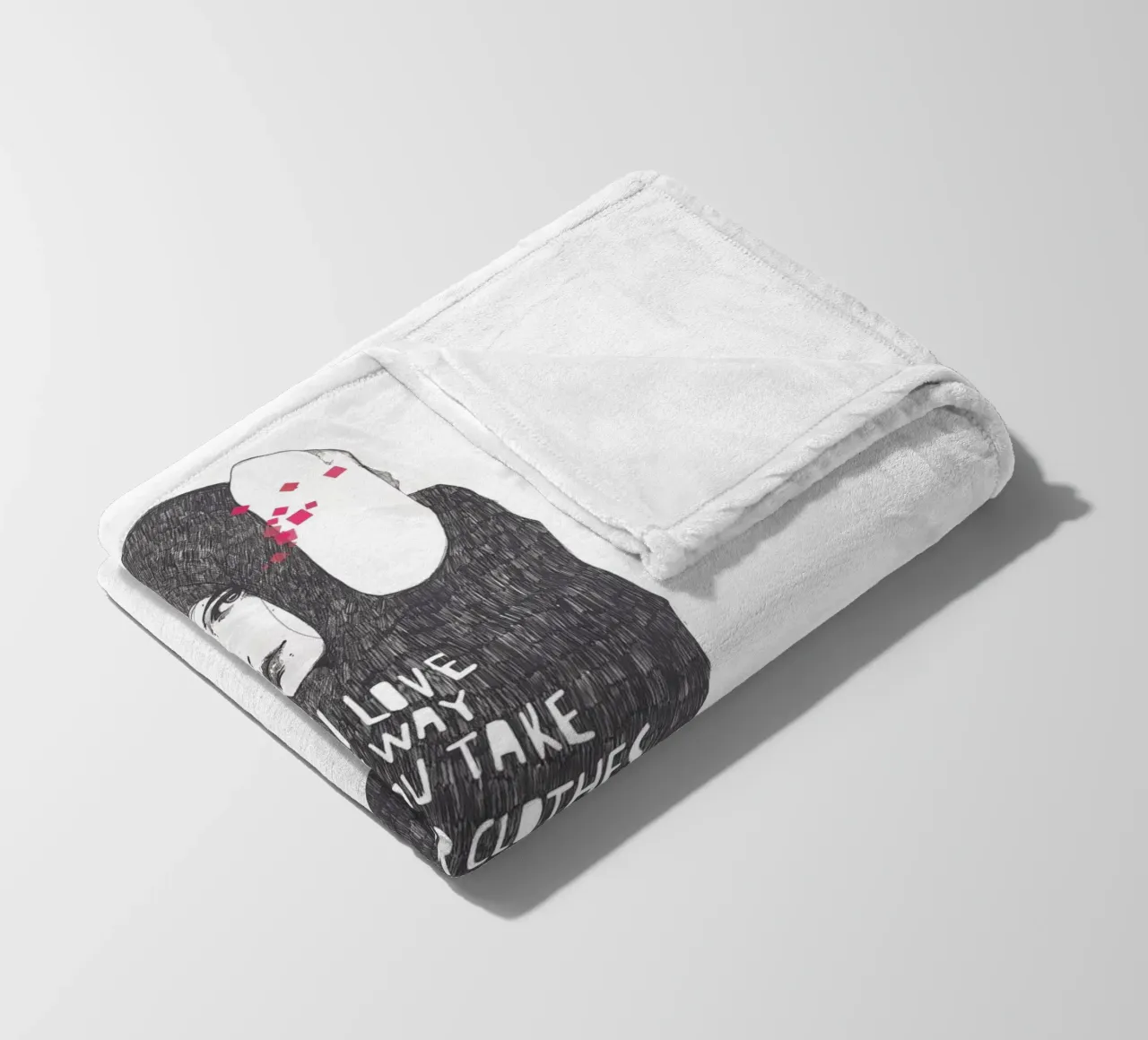 The Way U Take Your Clothes Off coperta in pile da Manuel Rebollo