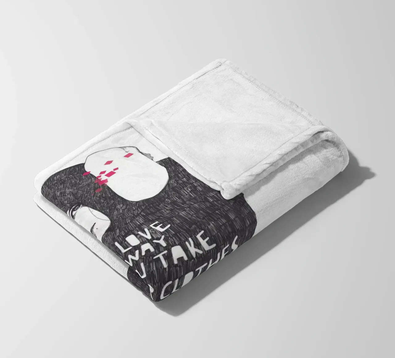 The Way U Take Your Clothes Off coperta in pile da Manuel Rebollo