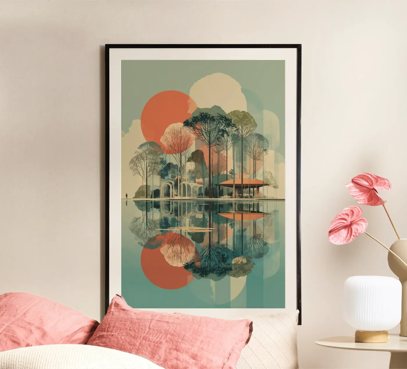 Reflected Stillness poster da Tinyverse Studio