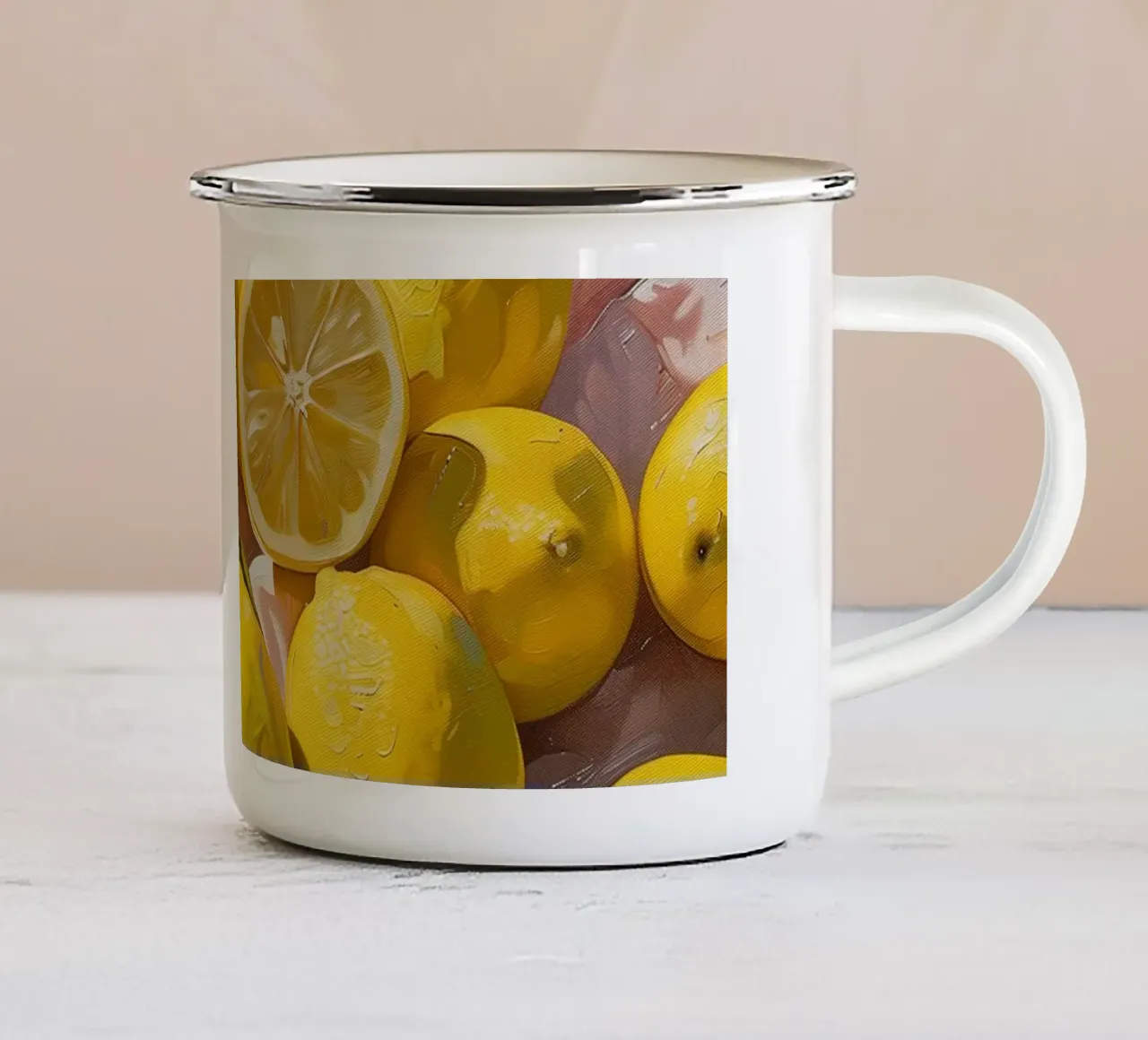 Limoncello tazza in smalto da LaylaOzHome
