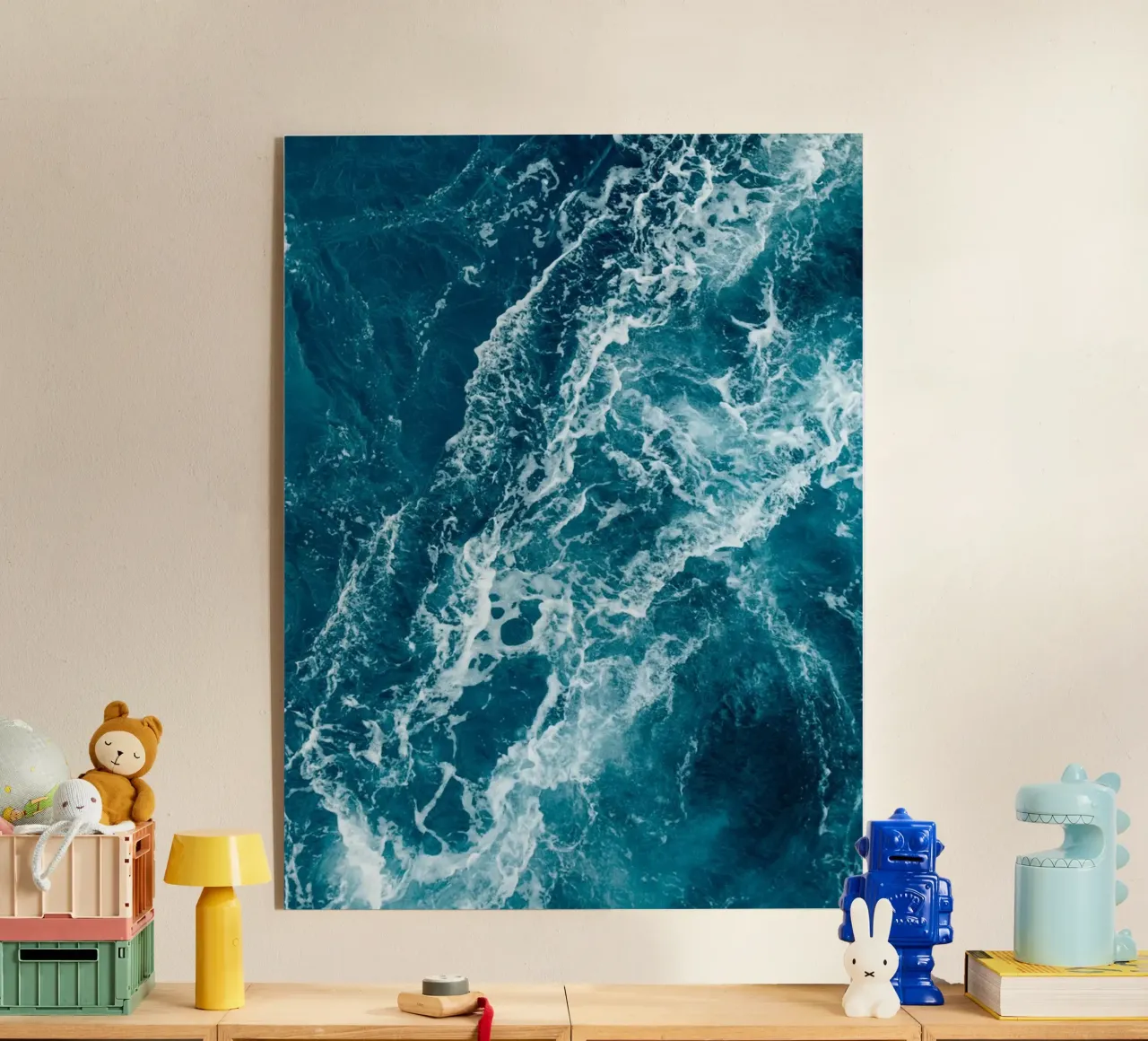 Onde dell'oceano plexiglass da susea