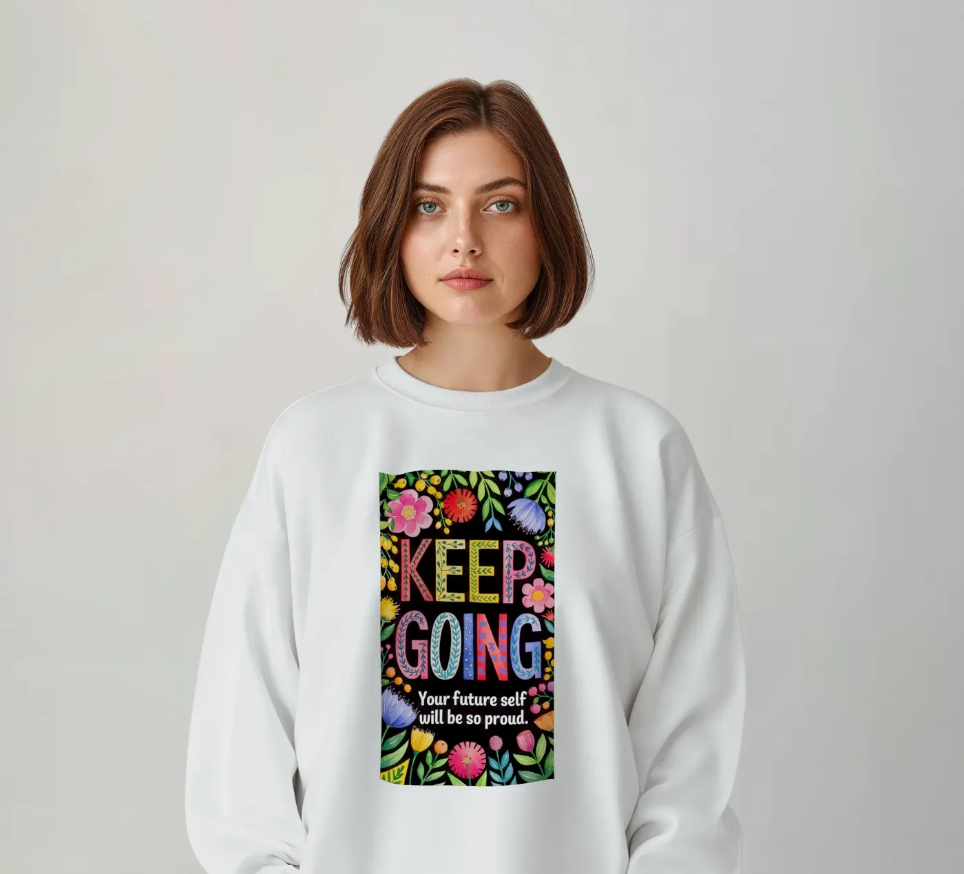 KEEP GOING sweatshirt by 20 Farben