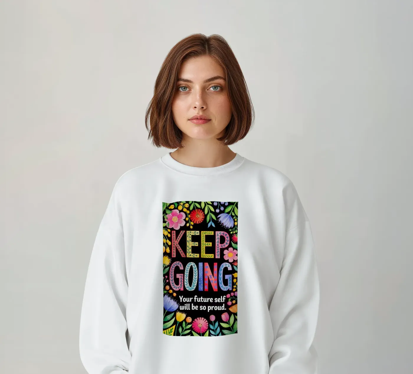 KEEP GOING sweatshirt by 20 Farben