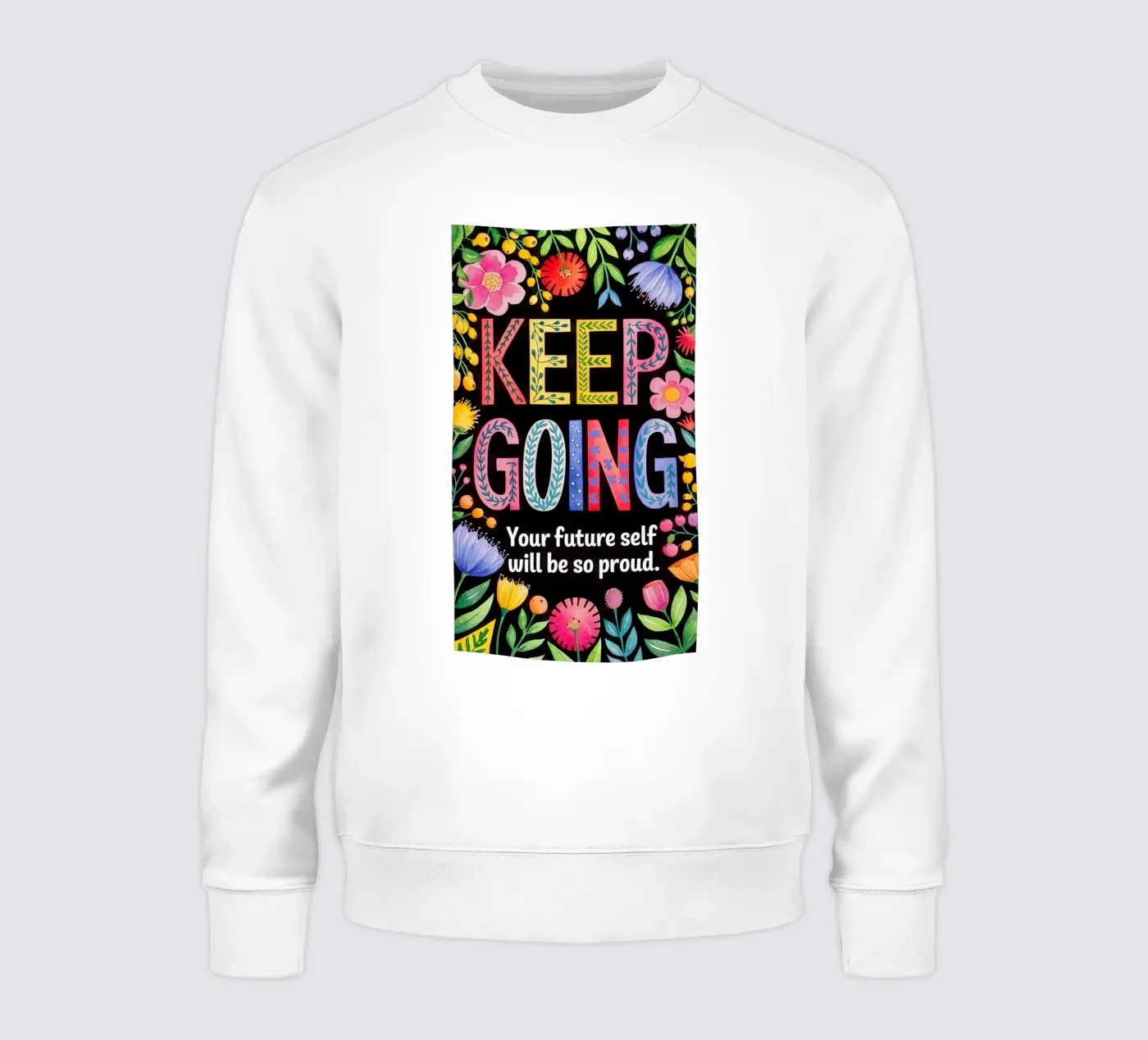KEEP GOING sweatshirt by 20 Farben