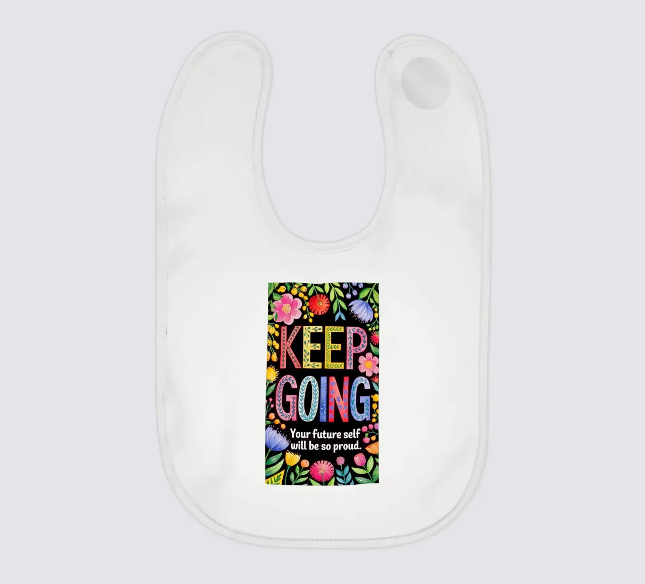 WEITER GEHEN Babylätzchen von 20 Farben