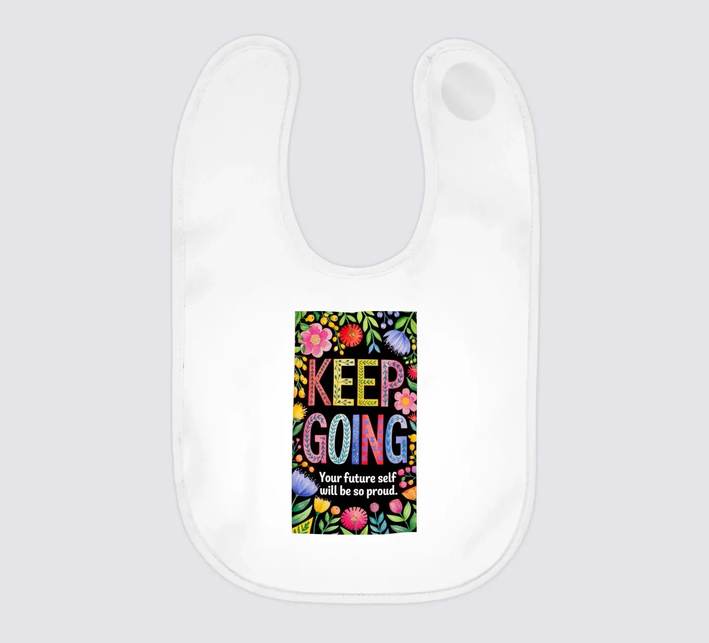 KEEP GOING Babylätzchen von 20 Farben