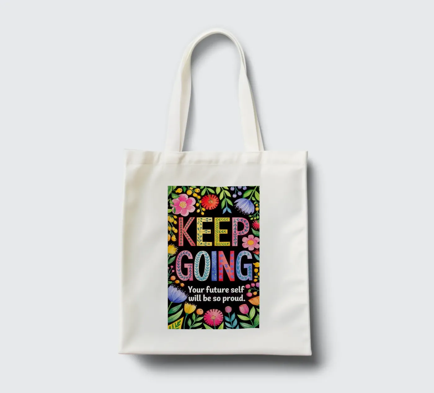KEEP GOING tote bag by 20 Farben
