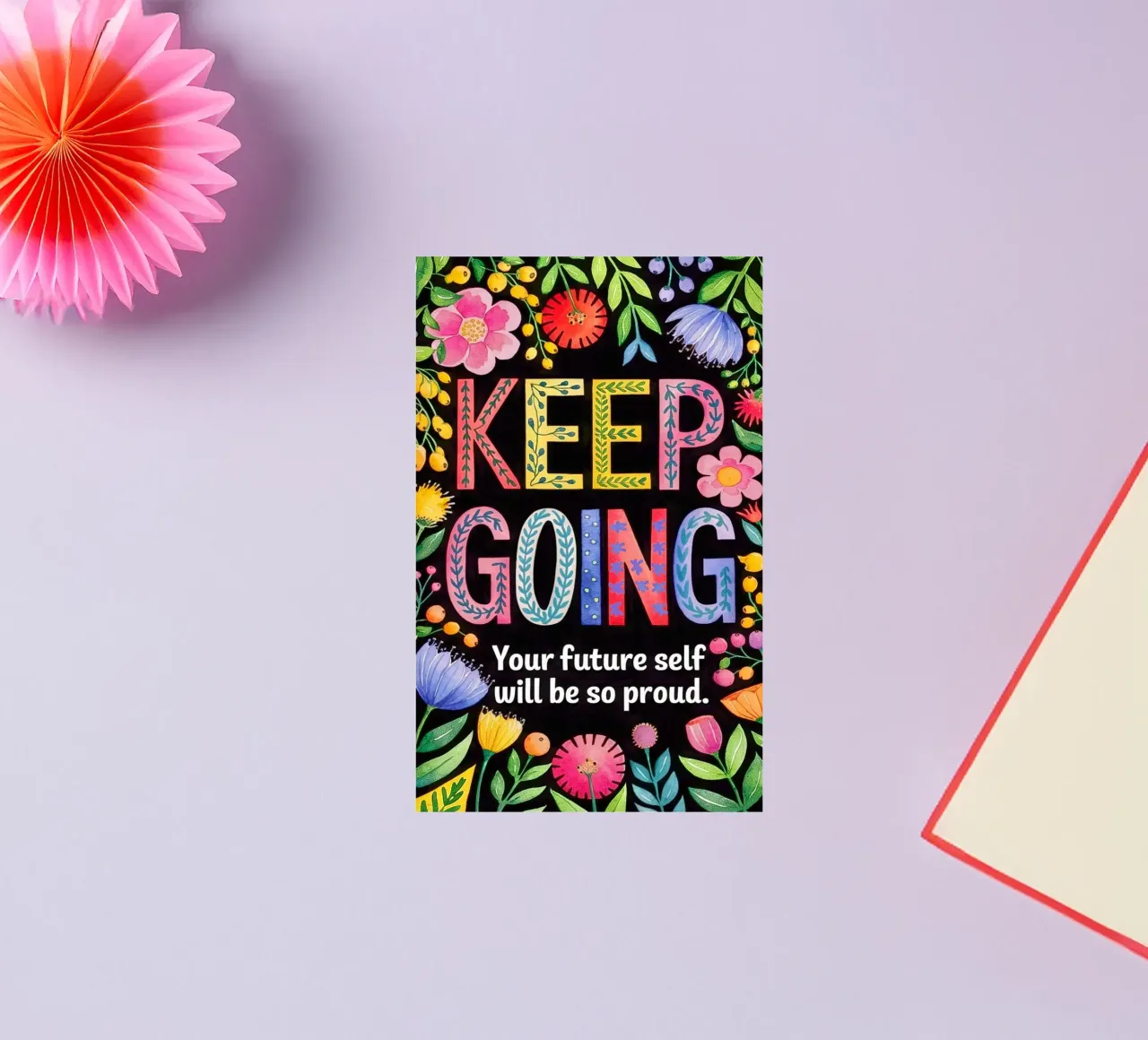 KEEP GOING sticker by 20 Farben