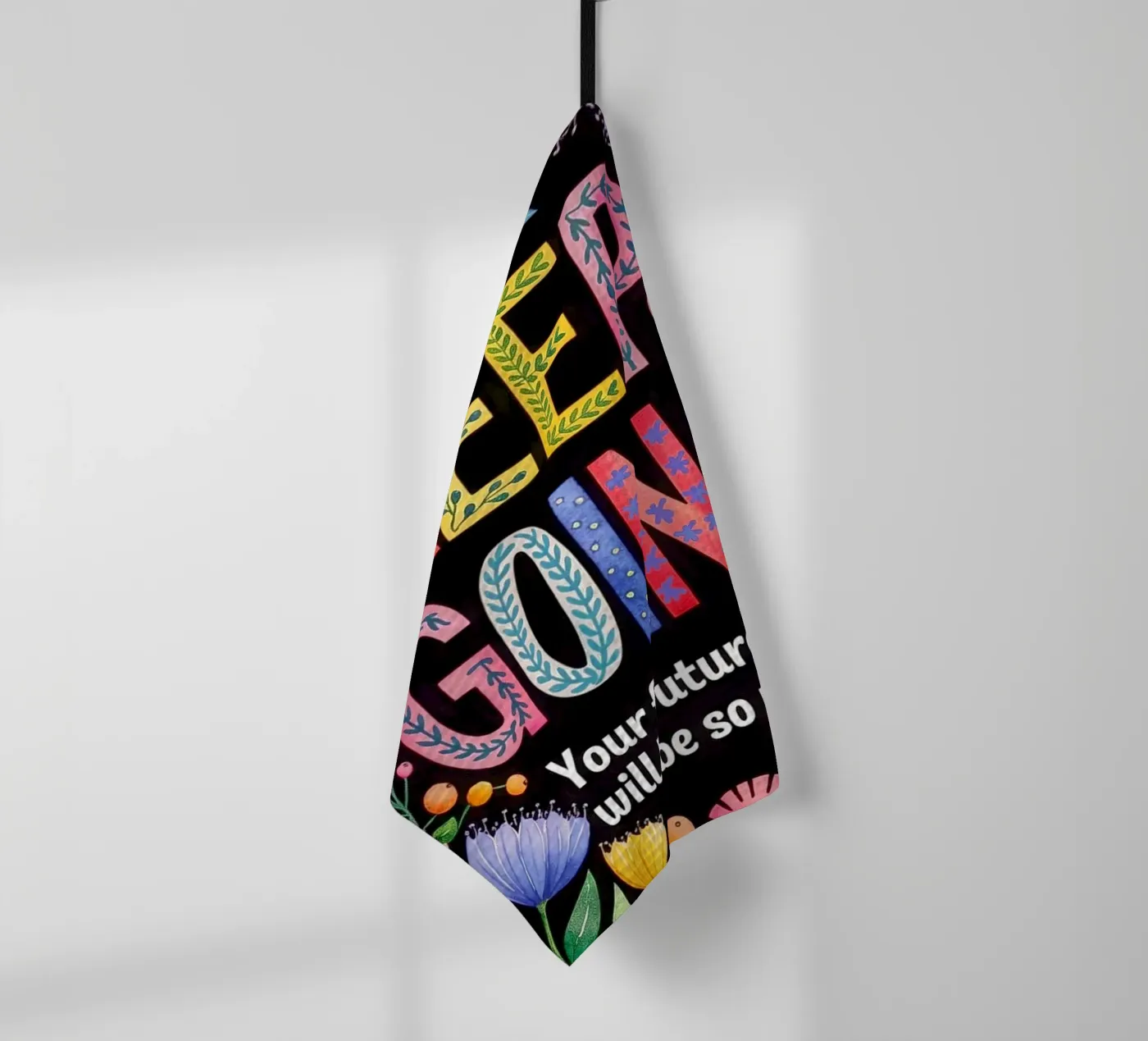 KEEP GOING torchon de 20 Farben