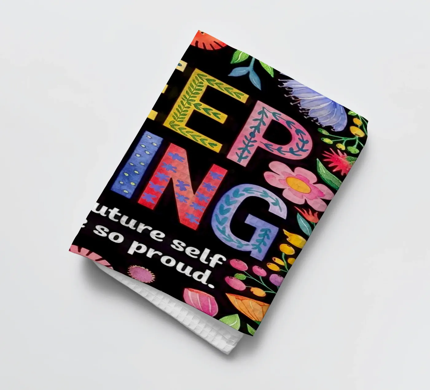 KEEP GOING torchon de 20 Farben