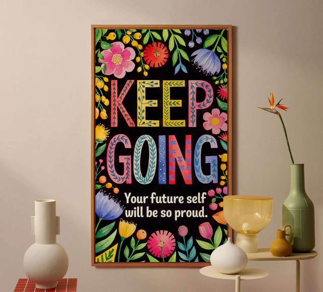 KEEP GOING forex plate by 20 Farben