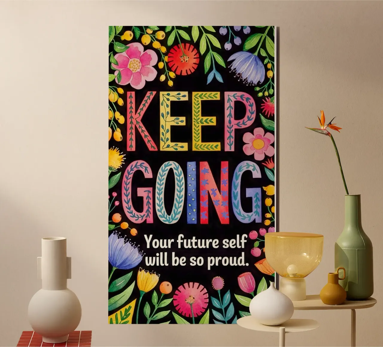 KEEP GOING forex plate by 20 Farben
