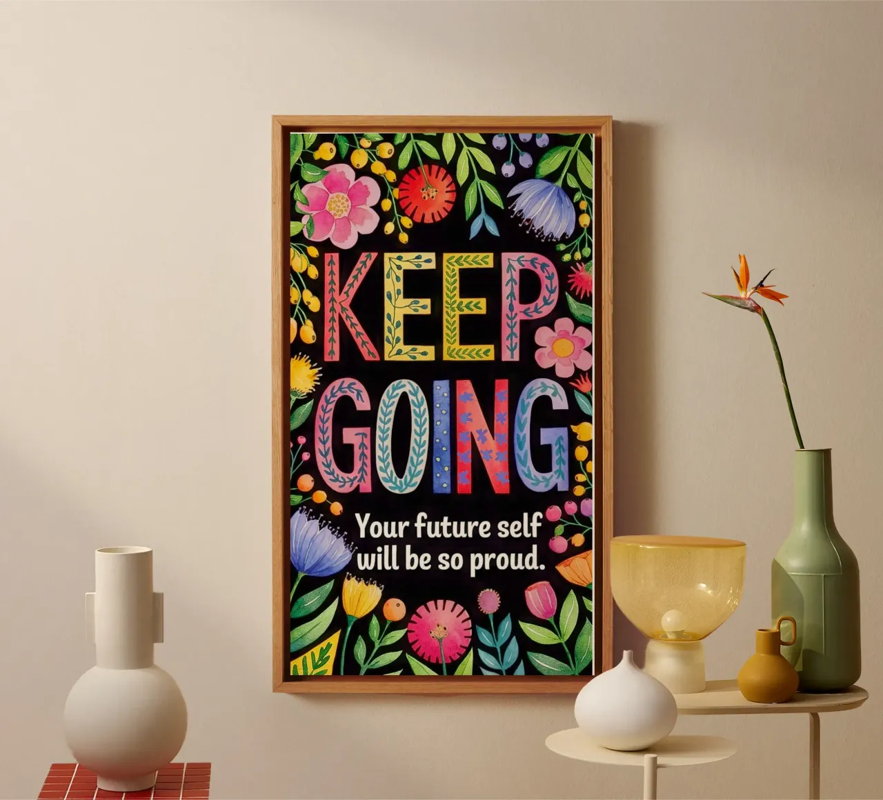 KEEP GOING tela da 20 Farben