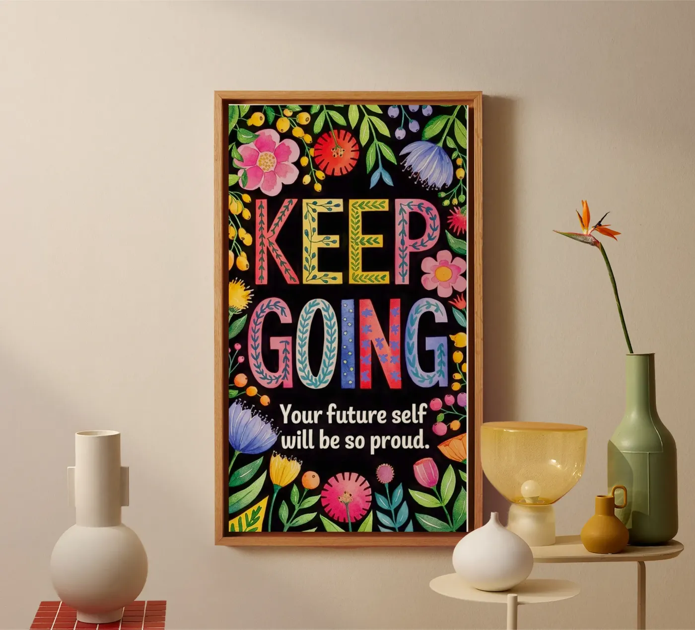 CONTINUARE AD ANDARE AVANTI tela da 20 Farben