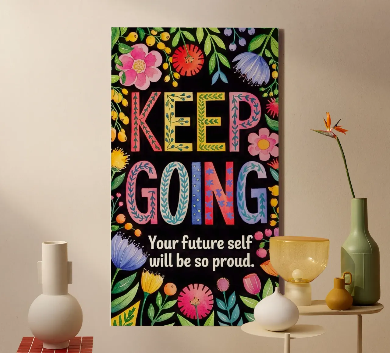 KEEP GOING tela da 20 Farben