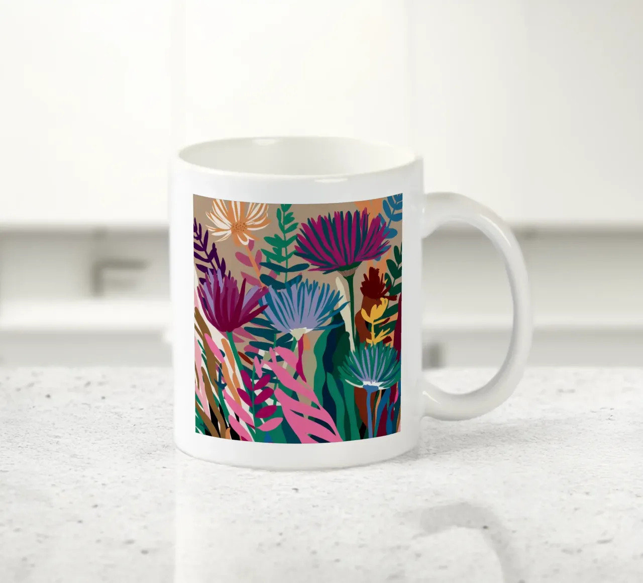 Sogno psichedelico della giungla tazza in ceramica da Sun Riser