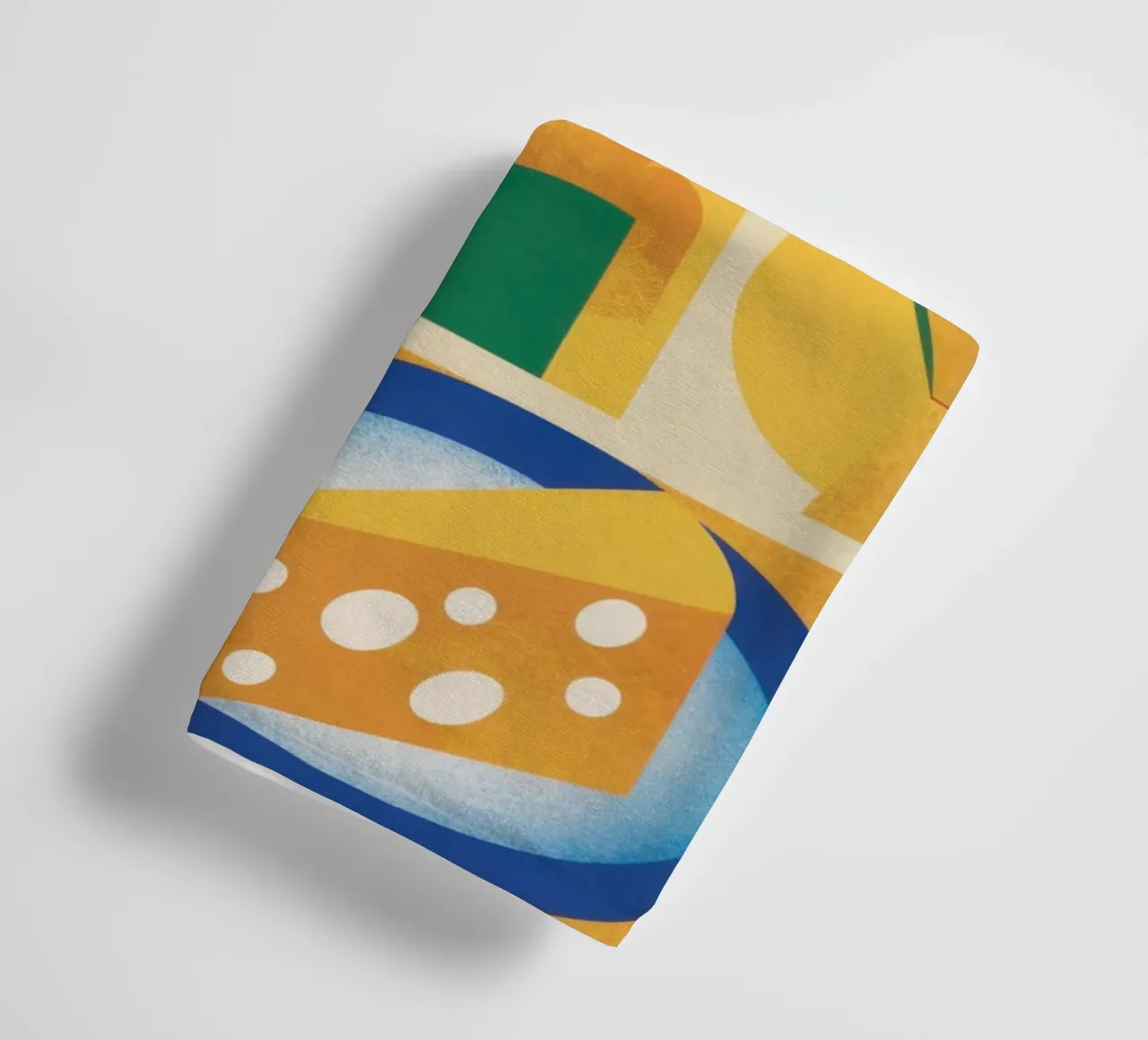Geometric Citrus Still Life towel by Sun Riser