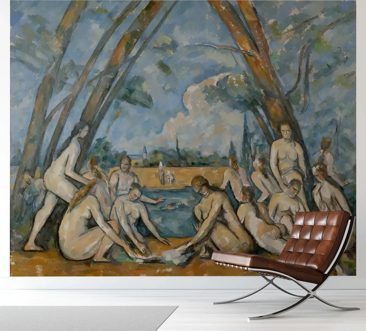 Paul Cézanne - The Large Bathers photo wallpaper by William Store