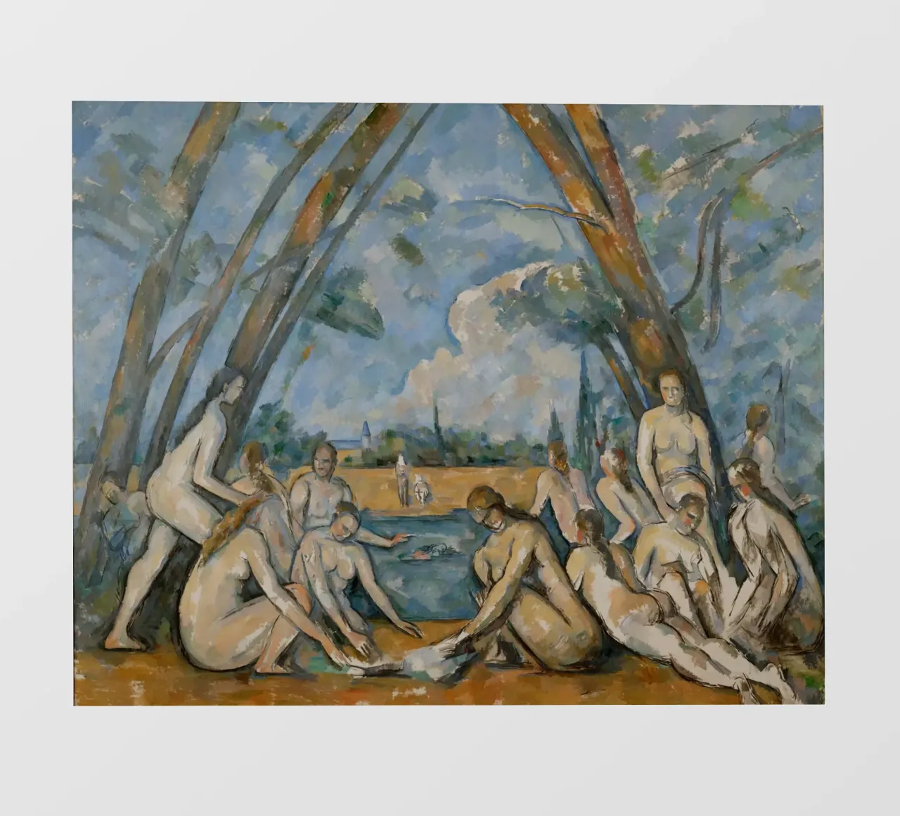 Paul Cézanne - The Large Bathers photo wallpaper by William Store