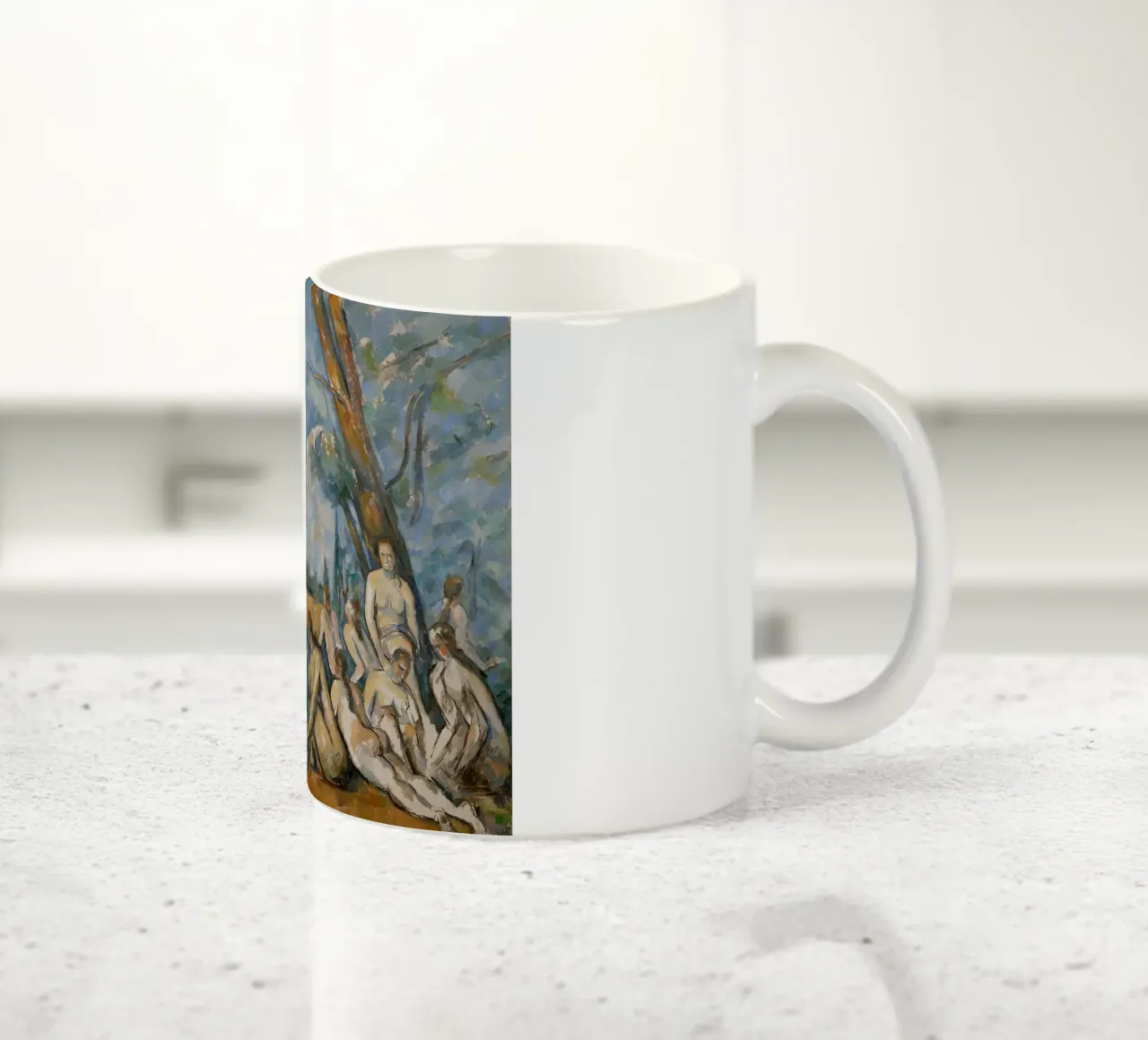 Paul Cézanne - The Large Bathers ceramic mug by William Store