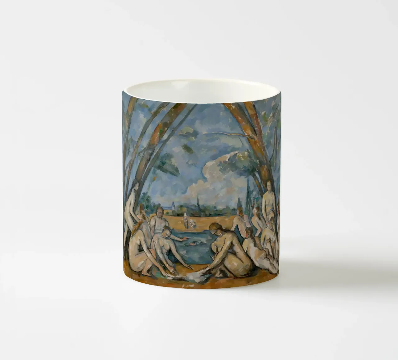 Paul Cézanne - The Large Bathers ceramic mug by William Store