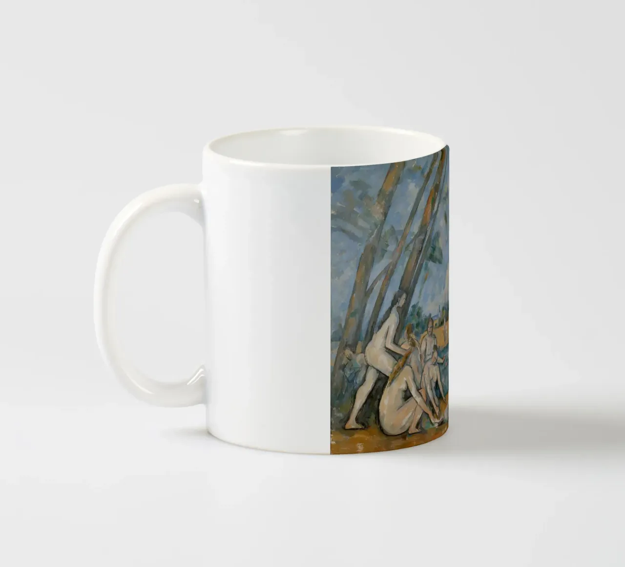 Paul Cézanne - The Large Bathers ceramic mug by William Store