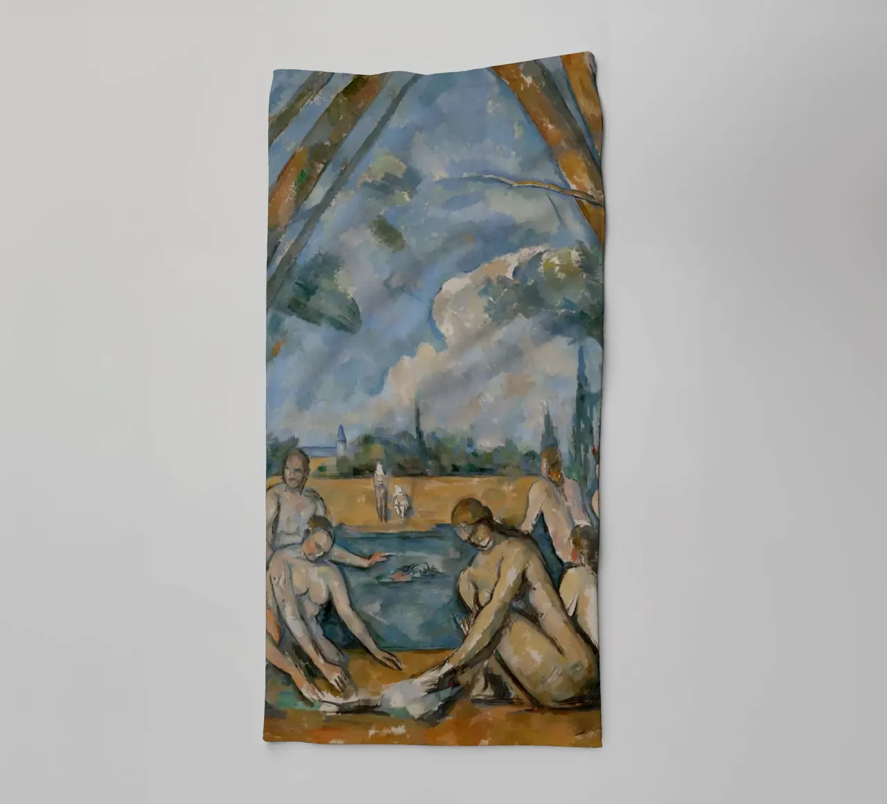 Paul Cézanne - Les grandes baigneuses serviette de bain de William Store