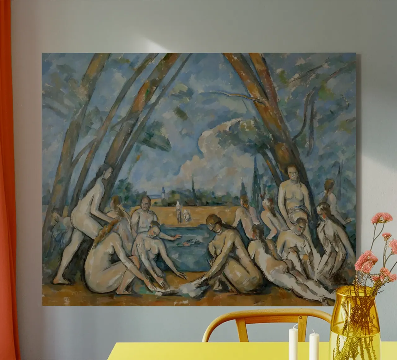 Paul Cézanne - Les grandes baigneuses plexiglas de William Store