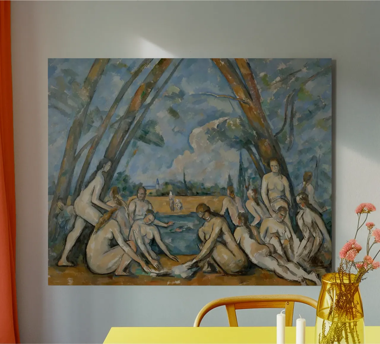 Paul Cézanne - The Large Bathers alu-dibond by William Store