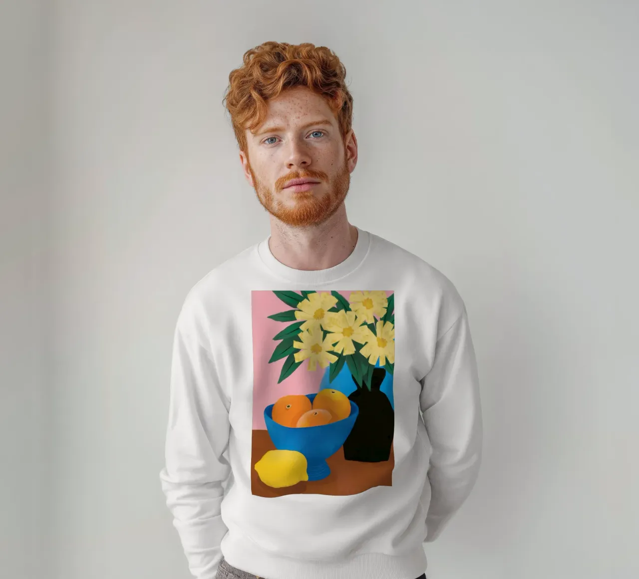 Azure Citrus Serenity felpa da Sun Riser