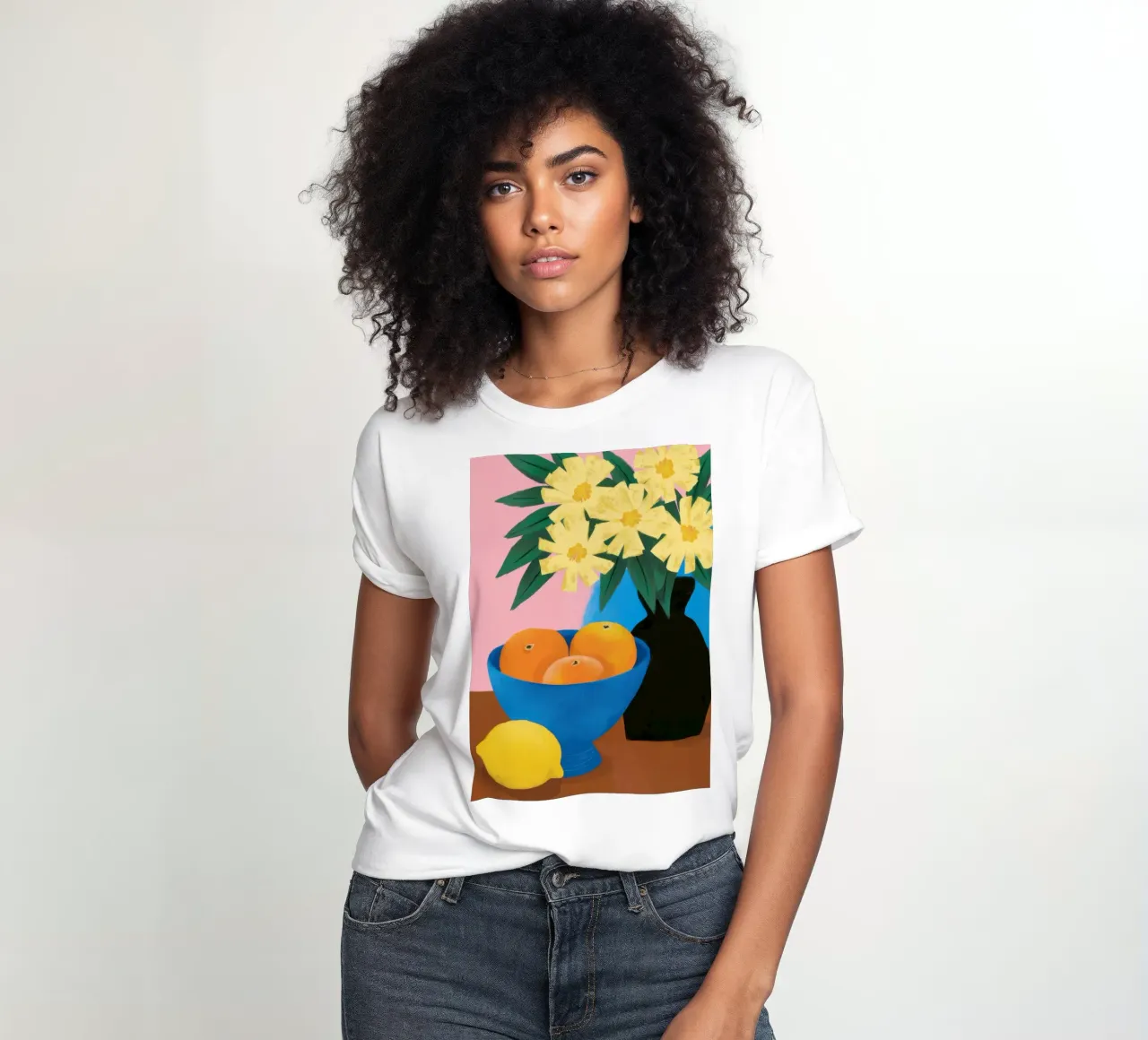 Azure Citrus Serenity t-shirt da donna da Sun Riser