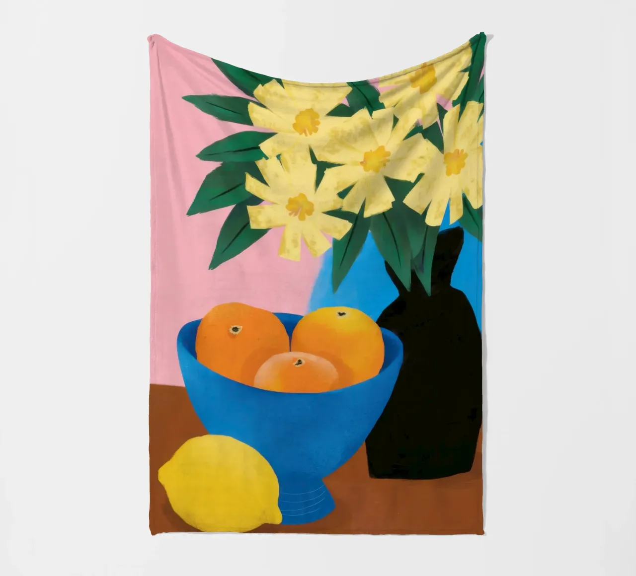 Azure Citrus Serenity coperta in pile da Sun Riser