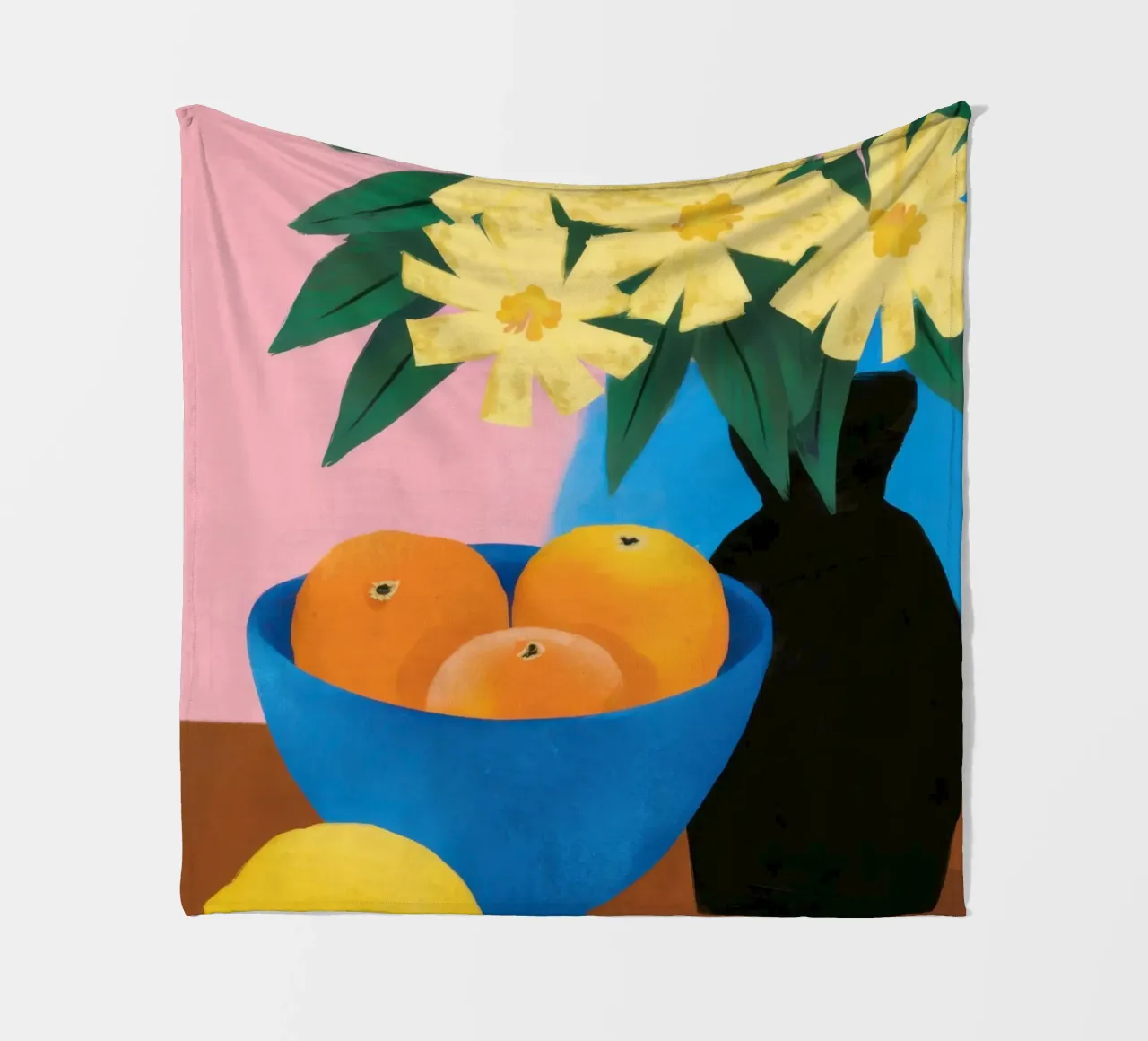Azure Citrus Serenity coperta in pile da Sun Riser