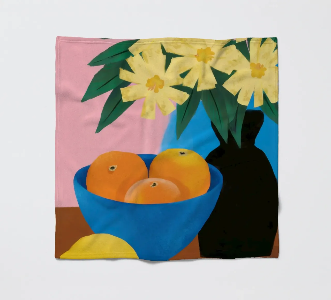 Azure Citrus Serenity coperta in pile da Sun Riser