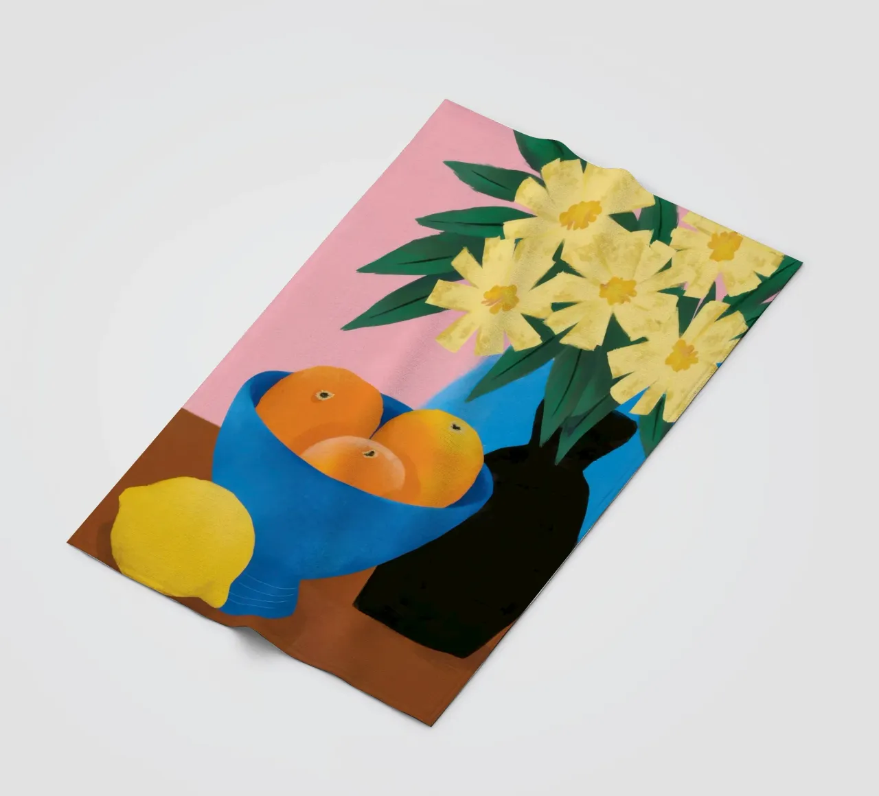 Azure Citrus Serenity coperta in pile da Sun Riser