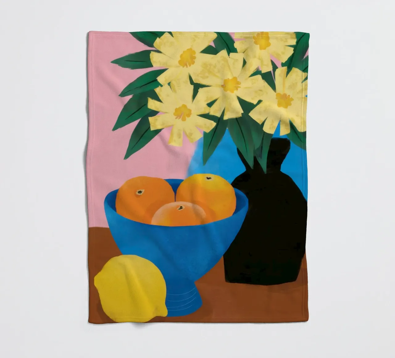Azure Citrus Serenity coperta in pile da Sun Riser