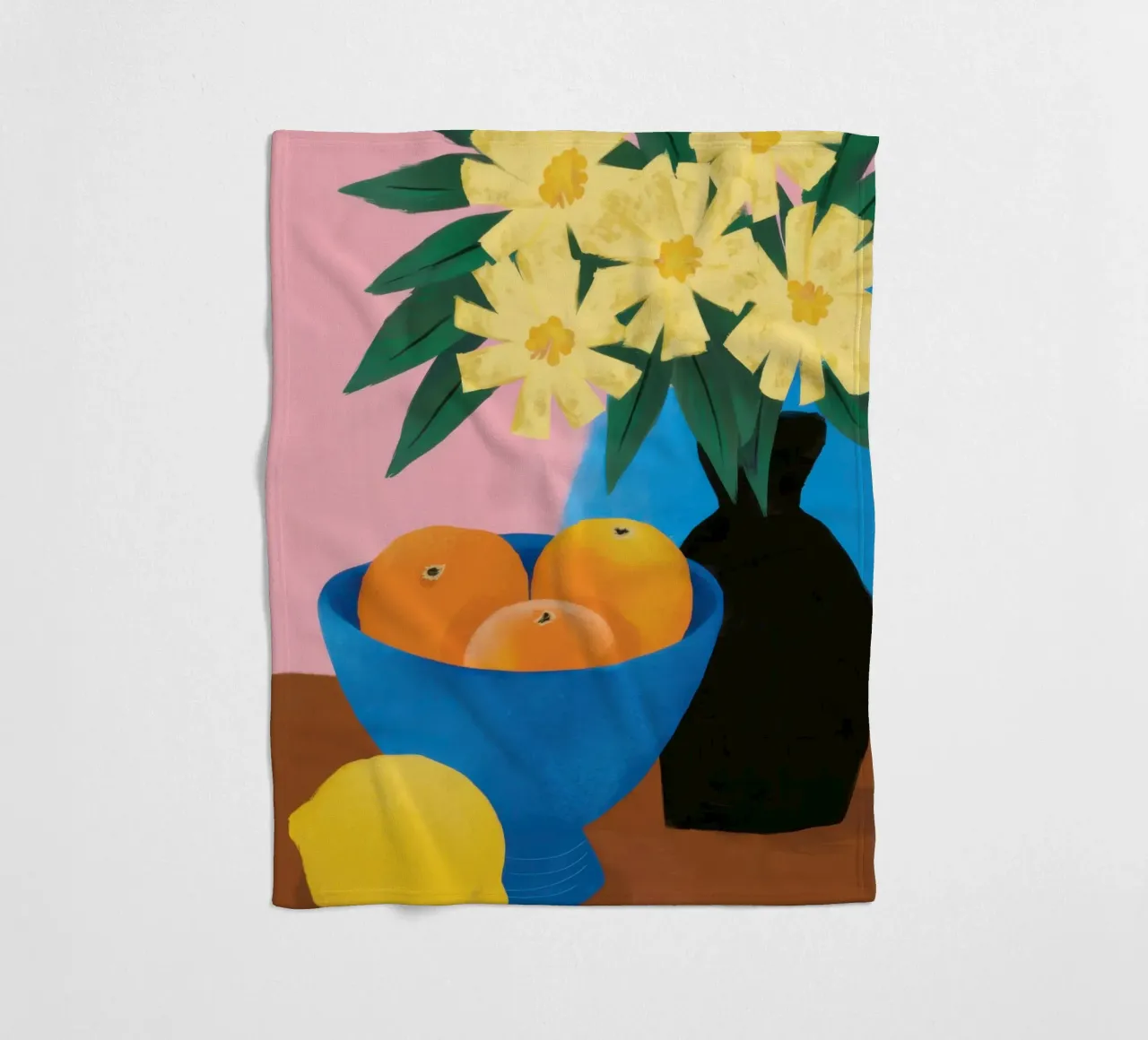 Azure Citrus Serenity coperta in pile da Sun Riser