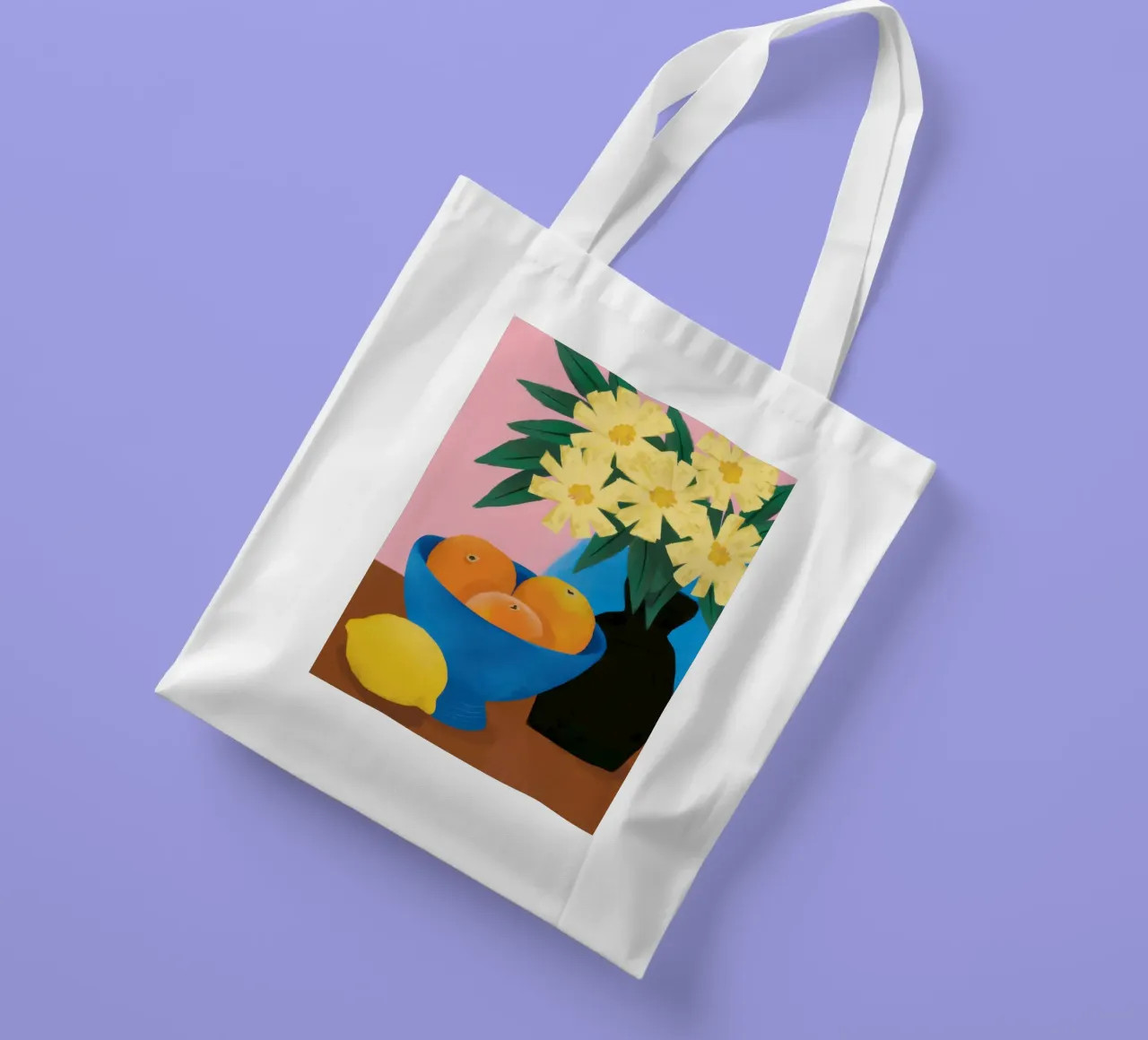 Azure Citrus Serenity borsa in juta da Sun Riser