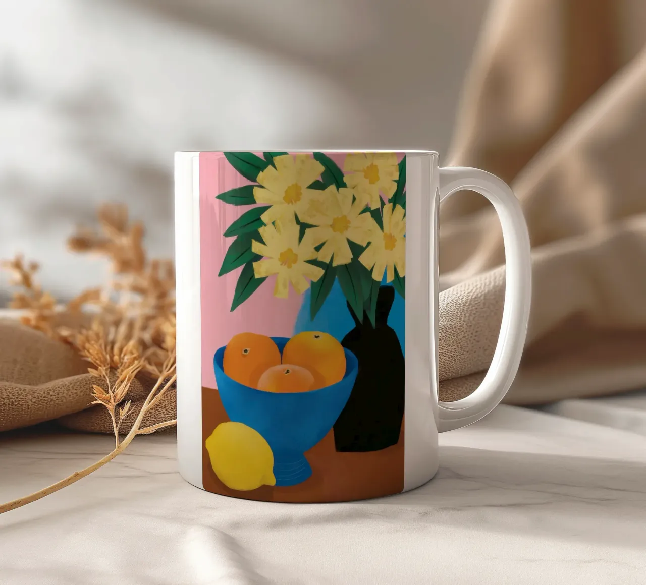 Azure Citrus Serenity tazza in ceramica da Sun Riser