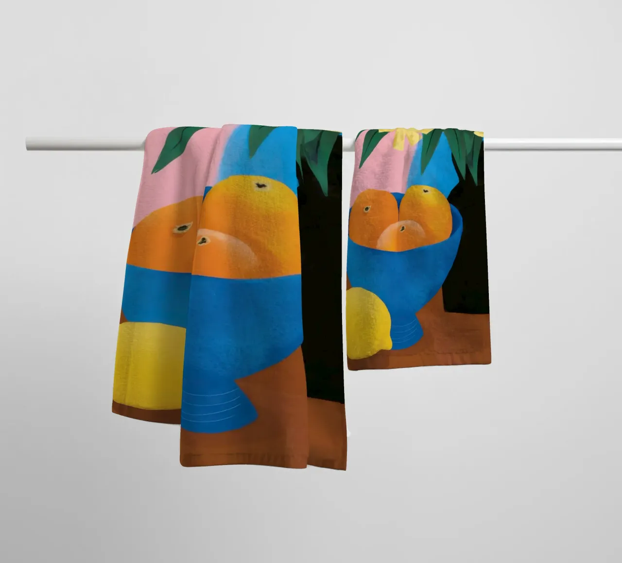 Azure Citrus Serenity towel by Sun Riser