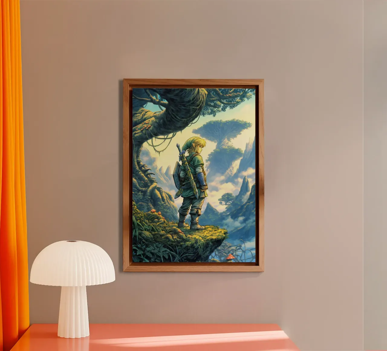 Link Legend of Zelda alluminio dibond da Stellar Creative
