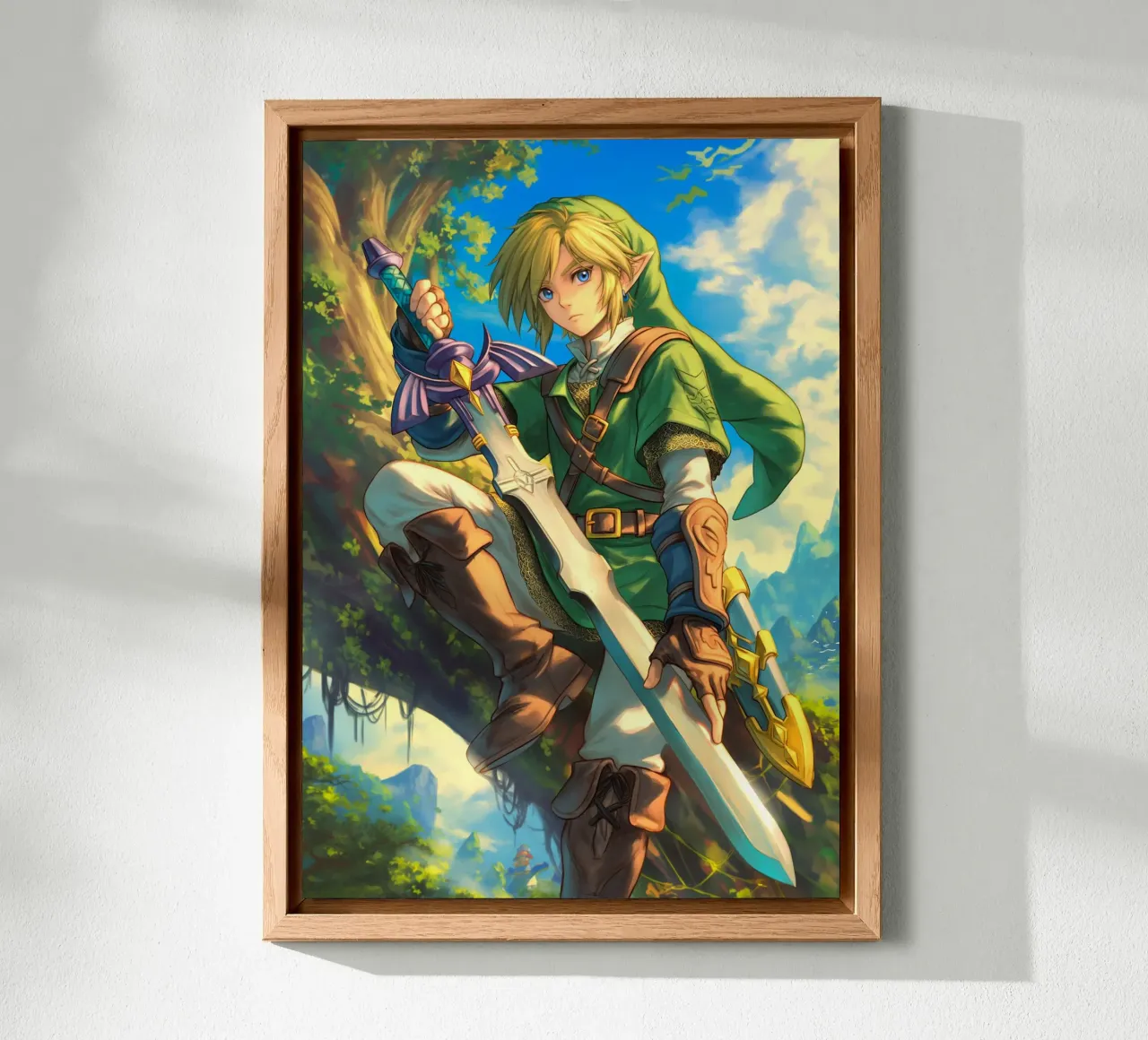 Link Legend of Zelda alluminio dibond da Stellar Creative
