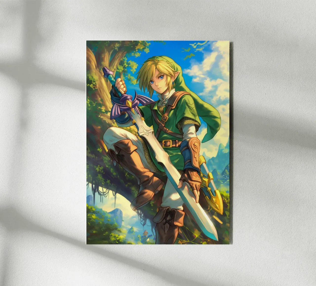Link Legend of Zelda alluminio dibond da Stellar Creative