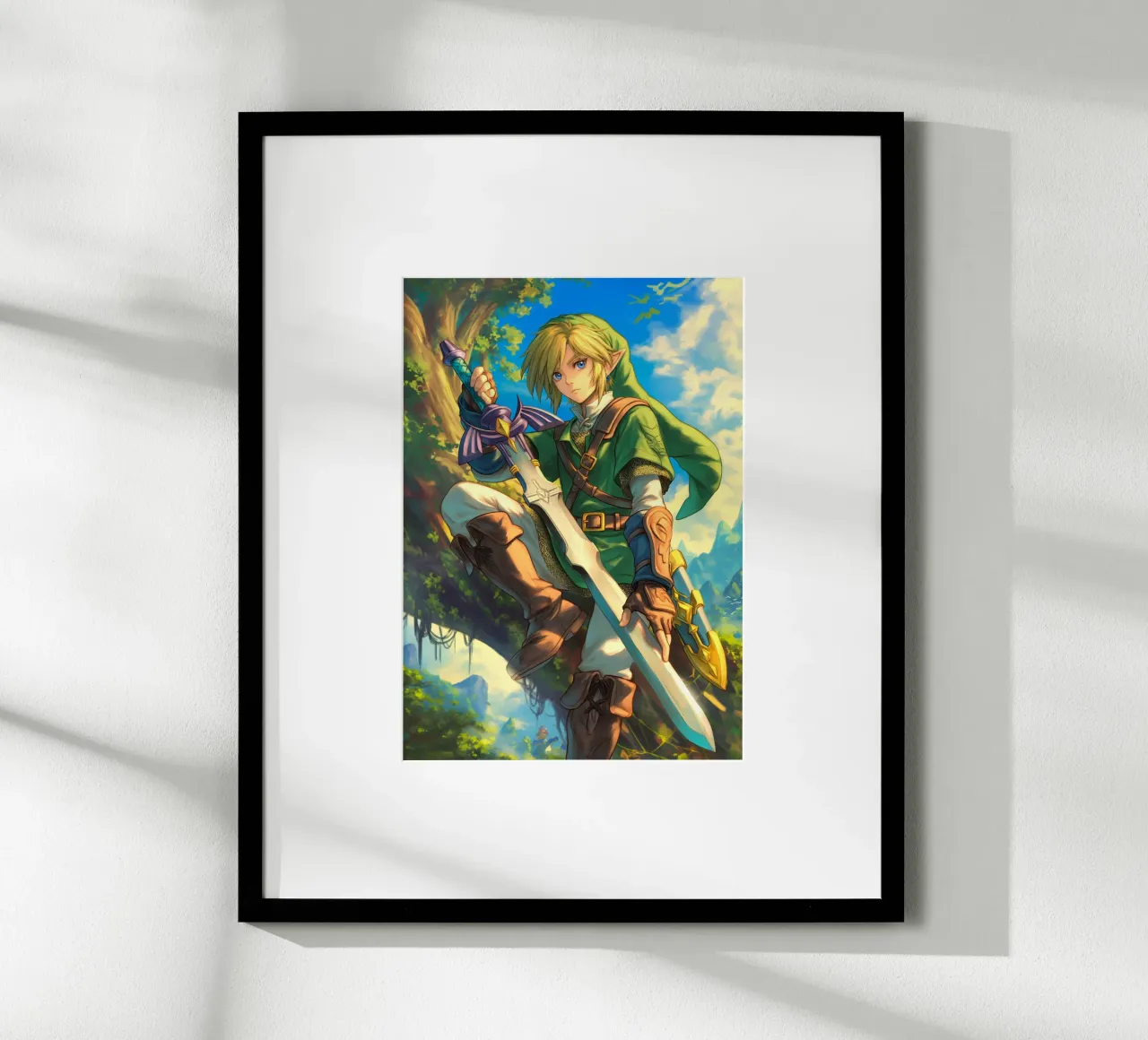 Link Legend of Zelda Hahnemühle von Stellar Creative